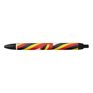 Preta Konymoi - Caneta "Uganda cores: preto-amarelo-verm