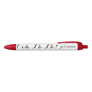Preta La La La! Je t'aime Caneta