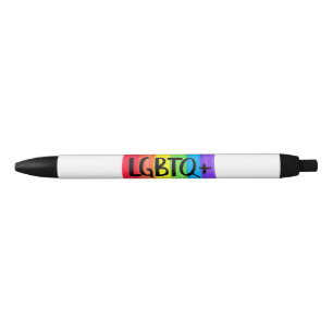 Preta LGBTQ+ Caneta do orgulho