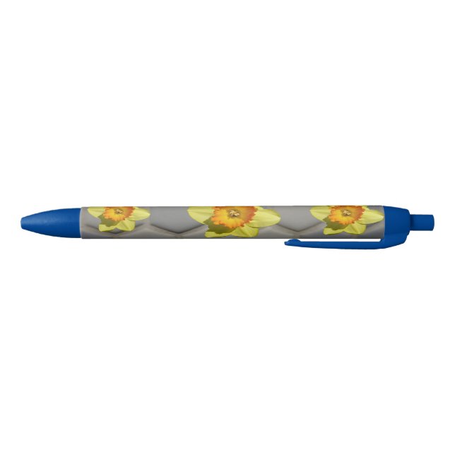 Preta Máscaras da caneta azul dos Daffodils do teste (Parte Inferior)