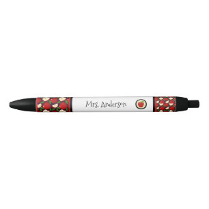 Preta Melhor Caneta de Apple Personalizada do Professor