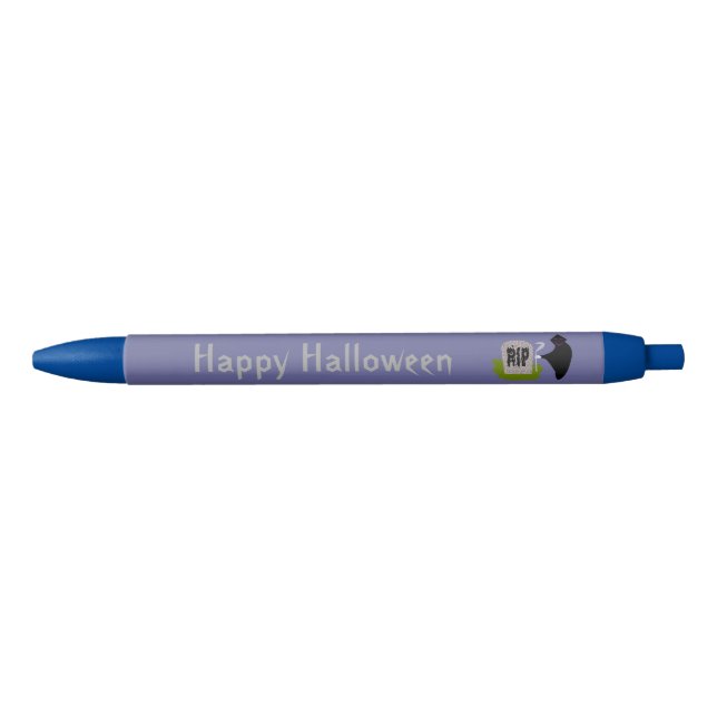 Preta Morte na Caneta personalizada do Cemitério Hallowe (Frente)