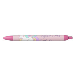Preta Nome personalizado "Little Dreamer" Caneta rosa do