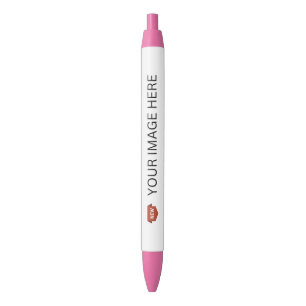 Preta NOVO! Caneta - Tinta vermelha - Personalizada - Ro