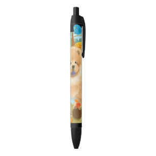 Preta PÁSSAROS DE FELICIDADE caneta