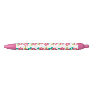 Preta Pouca caneta da flor