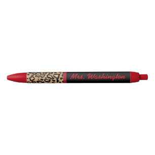 Preta Presente de Caneta Personalizada do Professor-Leop