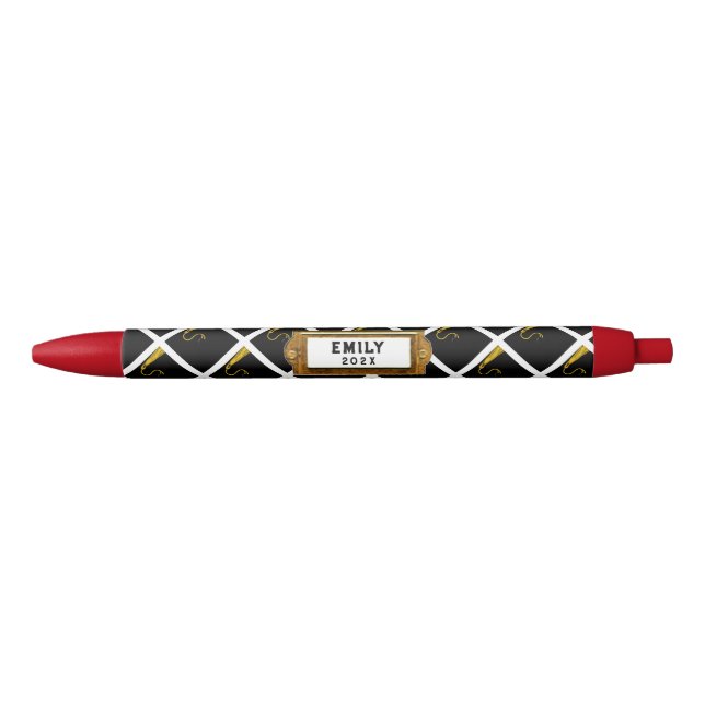 Preta Presente de Formatura Personalizado Caneta Tinta P (Frente)