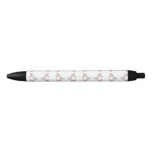 Preta Primavera Red Wildflower Caneta