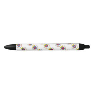 Preta Santo Barthelemy Flag Caneta