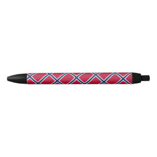 Preta Svalbard e Jan Mayen Flag Ballpoint Caneta