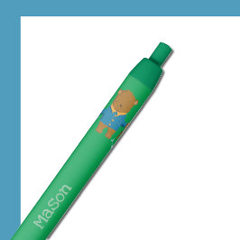 Preta Urso Castanho com Caneta de Criança de Rod