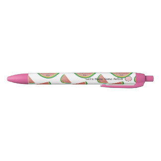 Preta Vamos Faz Algumas Notas, Caneta De Melancia Kawaii