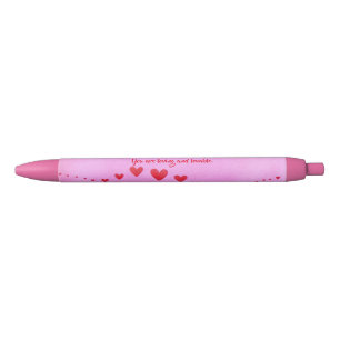 Preta Você é loving e adorável, caneta da afirmação