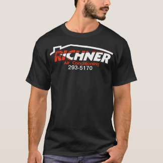 Preto 1 do t-shirt do ar de Richner