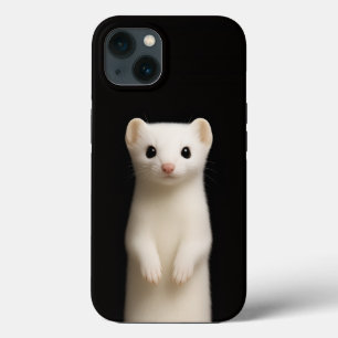 Preto 4 Luxe iPhone 13, Arminho Elegante