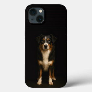 Preto 4 Luxe iPhone 13, Australian Shepherd Sábio