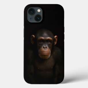 Preto 4 Luxe iPhone 13, Chimpanzé Sereno