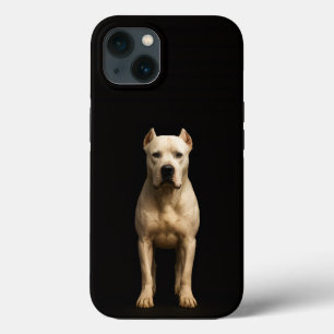 Preto 4 Luxe iPhone 13, Dogo Argentino Ousado