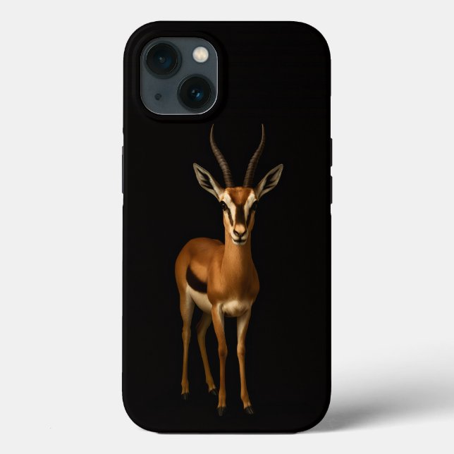 Preto 4 Luxe iPhone 13, Gazela Elegante (Verso)