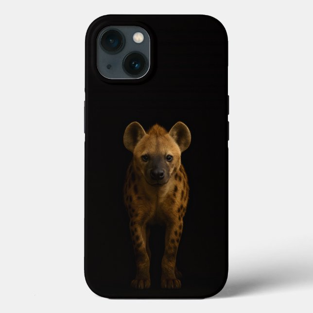 Preto 4 Luxe iPhone 13, Hiena Manchada Selvagem (Verso)
