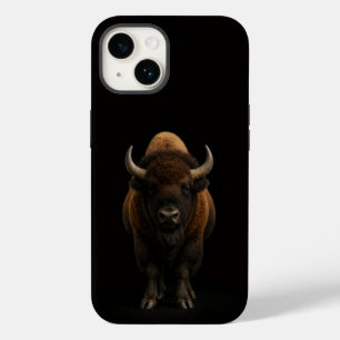 Preto 4 Luxe iPhone 14 Mate, Bisão Americano