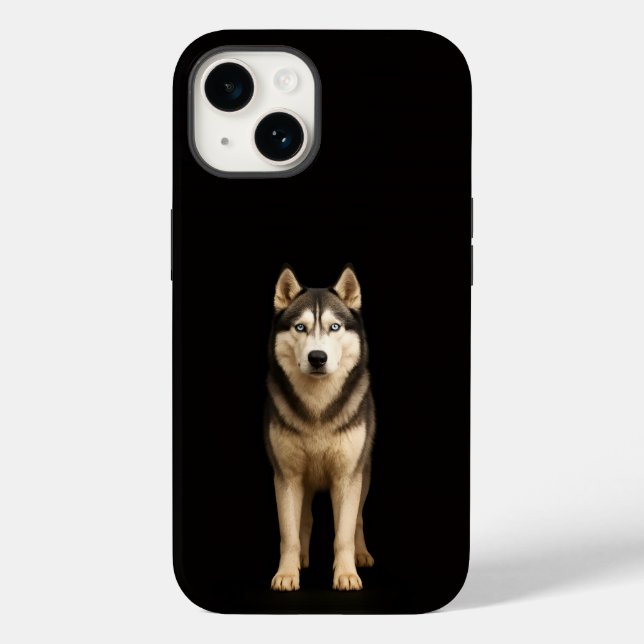 Preto 4 Luxe iPhone 14 Mate, Husky Elite Gelado (Verso)