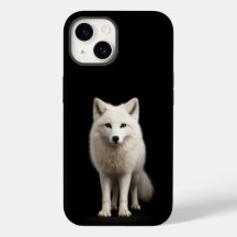Preto 4 Luxe iPhone 14 Mate, Raposa Ártica Marfim