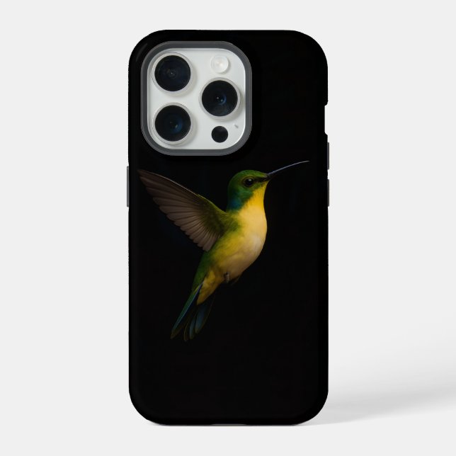 Preto 4 Luxe iPhone 15 Pro Case-Mate, Pássaro em V (Verso)