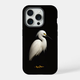 Preto 4 Luxe iPhone 15 Pro Mate Garça Branca