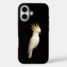 Preto 4 Luxe iPhone 16 Mate, Cacatua Crestado