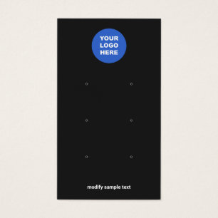 Preto - Adicione seu logotipo - Placa de exibiçã