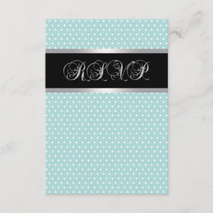 Preto Azul Turquesa RSVP