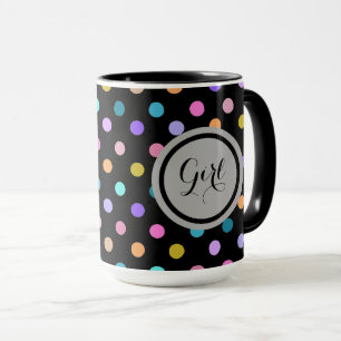 Preto bonito por todo o lado na caneca combinado