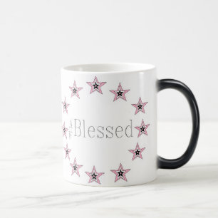 Preto/branco arte Morphing da caneca de 11 onças