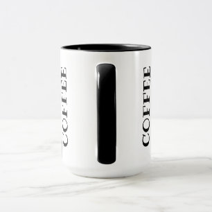 Preto caneca combinado de 444 ml