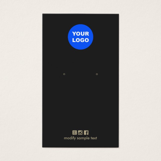 Preto comum - Adicione sua placa de exibição com o (Frente)