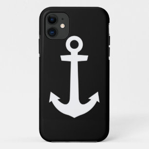 Preto da âncora das capas de iphone