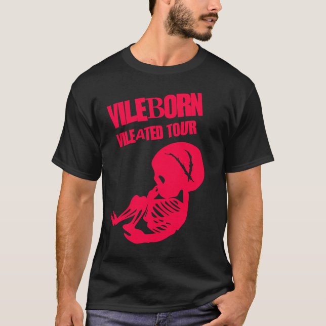 PRETO da camisa da excursão de Vileated (Frente)