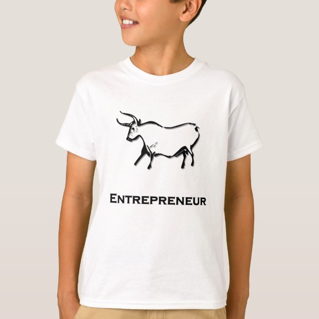 Preto da camisa do empresário de Bull (Frente)