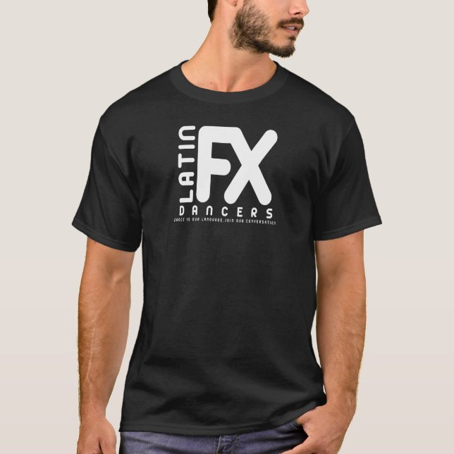 Preto da camisa dos dançarinos de LFX (Frente)
