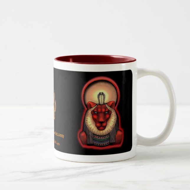 Preto da caneca de Sekhmet, 11oz. (Direita)