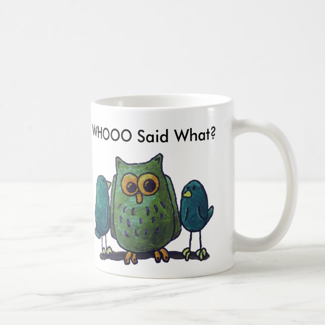 Preto de LimbBirds caneca da campainha de 11 onças (Direita)