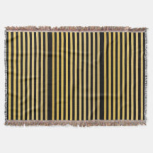 Preto de luxo e cobertor Dourado - Suave e coçoso