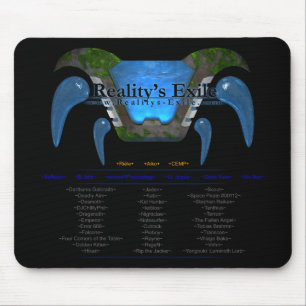 Preto de Mousepad do exilado da realidade