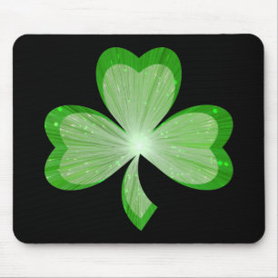 Preto do mousepad do trevo