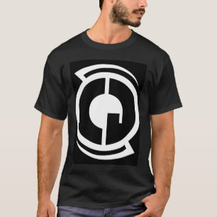 Preto do t-shirt de CGS nenhum URL
