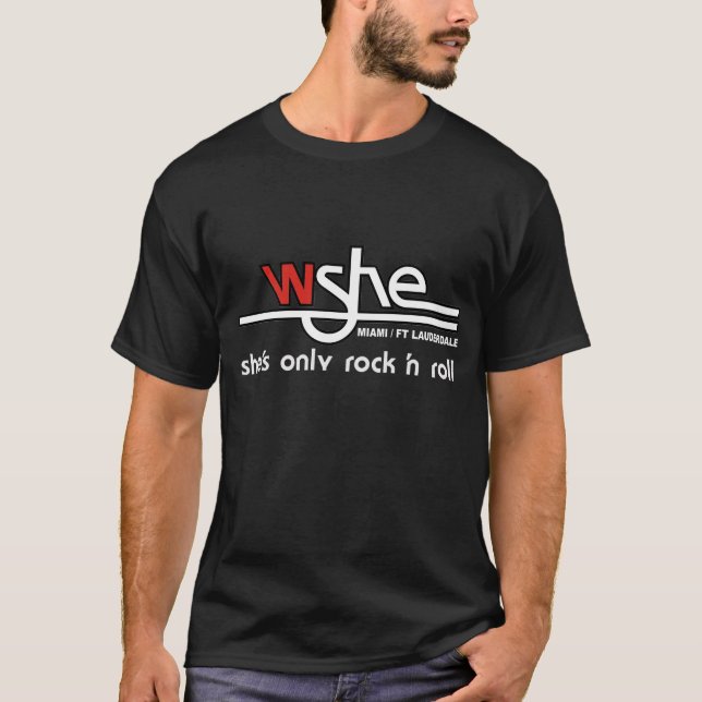Preto do t-shirt dos homens de WSHE (Frente)