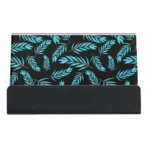 PRETO E BRANCO COM FOLHAS AQUA