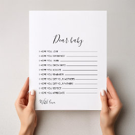 Preto e branco minimalistas para bebê